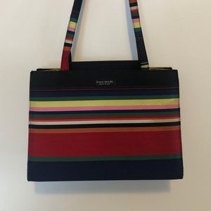 Kate Spade striped handbag
